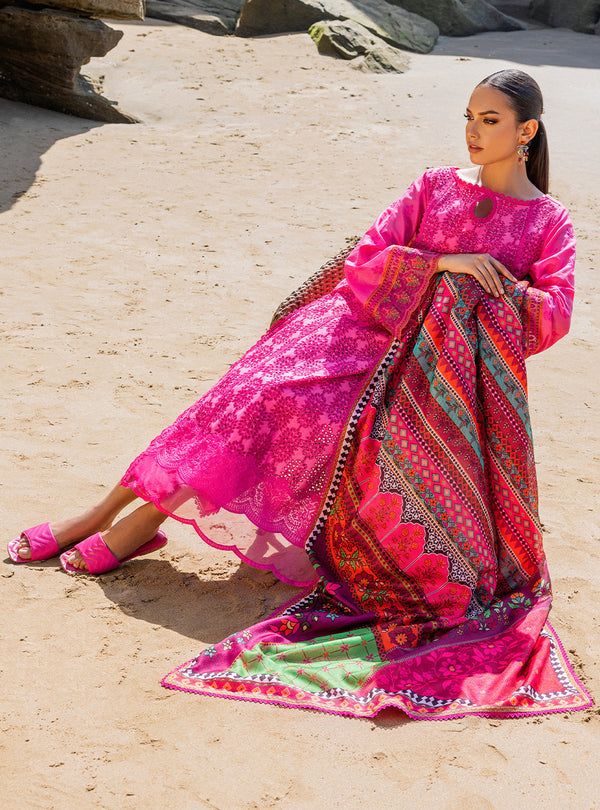Zainab chottani | Luxury Chikankari 24 | LAALI - 6A - House of Zarish