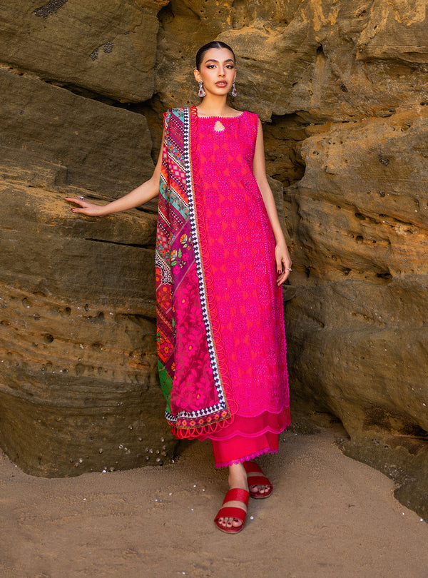 Zainab chottani | Luxury Chikankari 24 | LAALI - 6B - House of Zarish