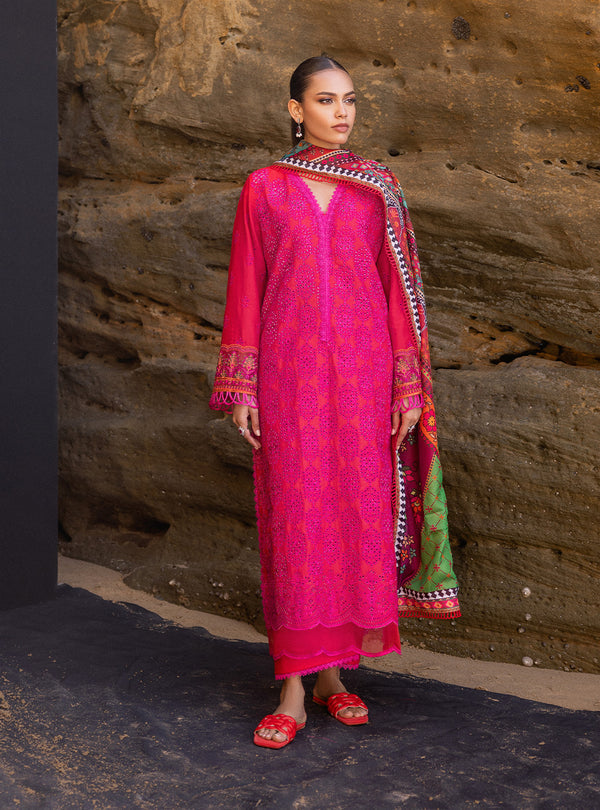 Zainab chottani | Luxury Chikankari 24 | LAALI - 6B - House of Zarish