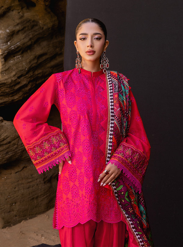 Zainab chottani | Luxury Chikankari 24 | LAALI - 6B - House of Zarish