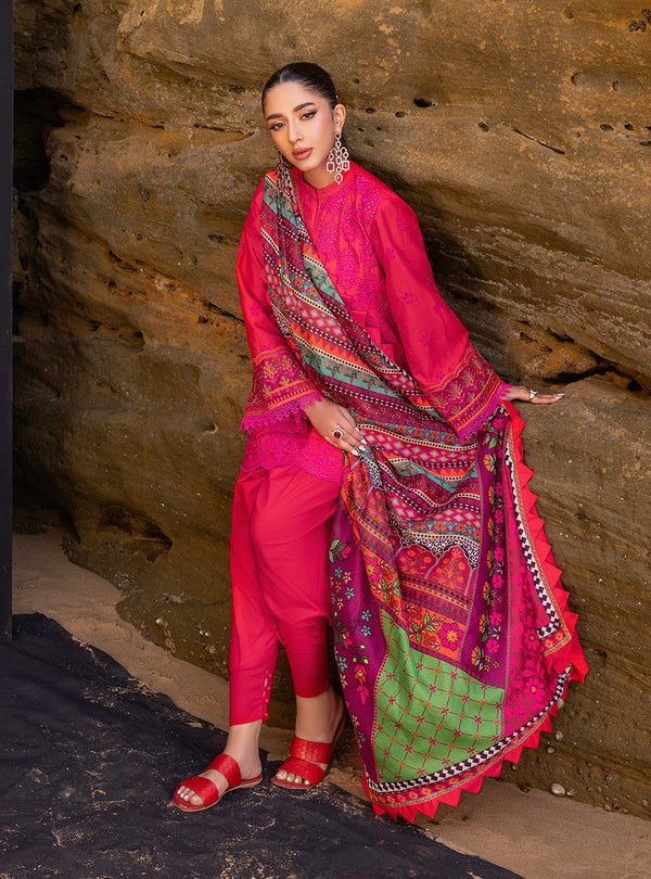 Zainab chottani | Luxury Chikankari 24 | LAALI - 6B - House of Zarish