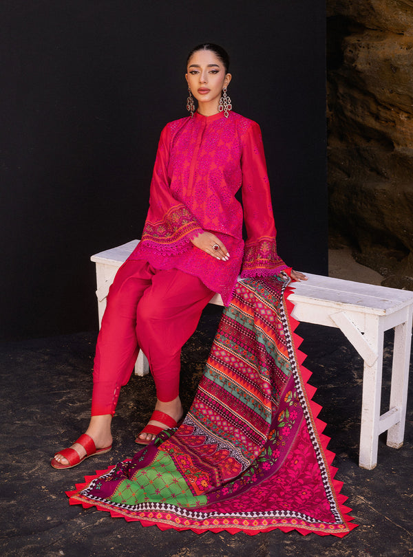 Zainab chottani | Luxury Chikankari 24 | LAALI - 6B - House of Zarish