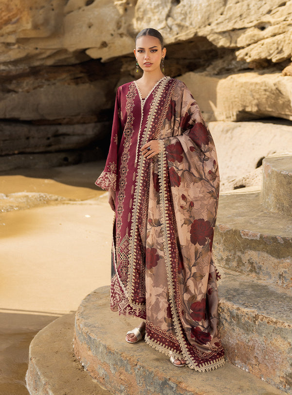 Zainab chottani | Luxury Chikankari 24 | AYSEL - 1B - House of Zarish