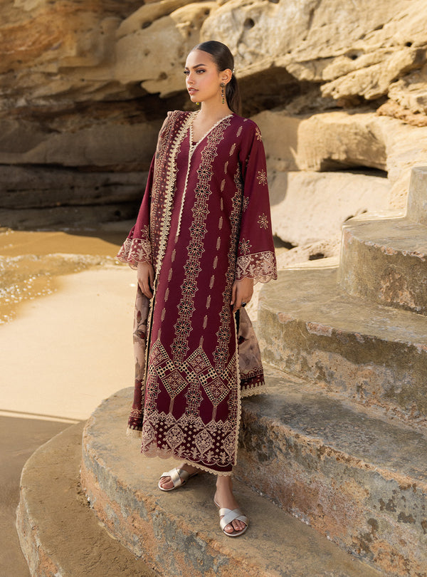 Zainab chottani | Luxury Chikankari 24 | AYSEL - 1B - House of Zarish