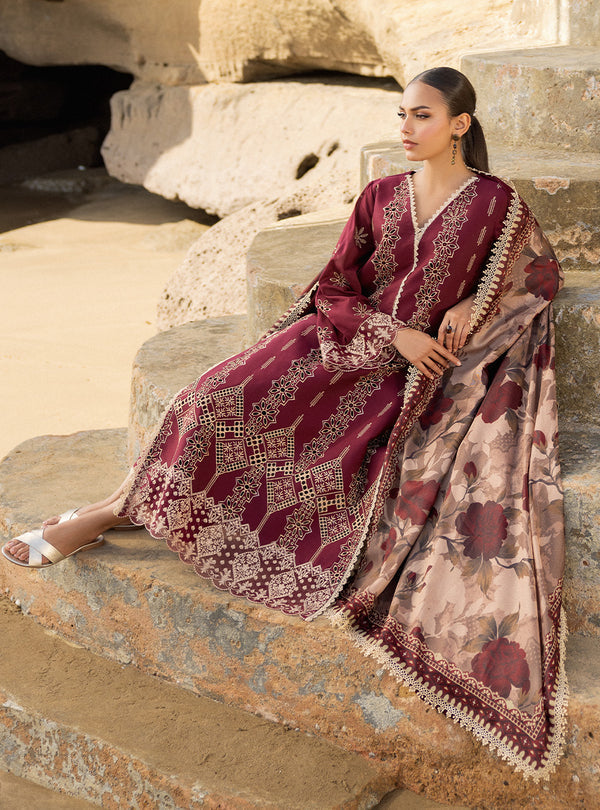 Zainab chottani | Luxury Chikankari 24 | AYSEL - 1B - House of Zarish