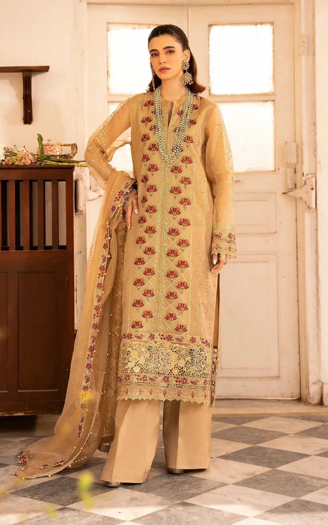 Asifa and Nabeel | Sunehri Eid 25 | Zareen-(SEF25-06) - House Of Zarish