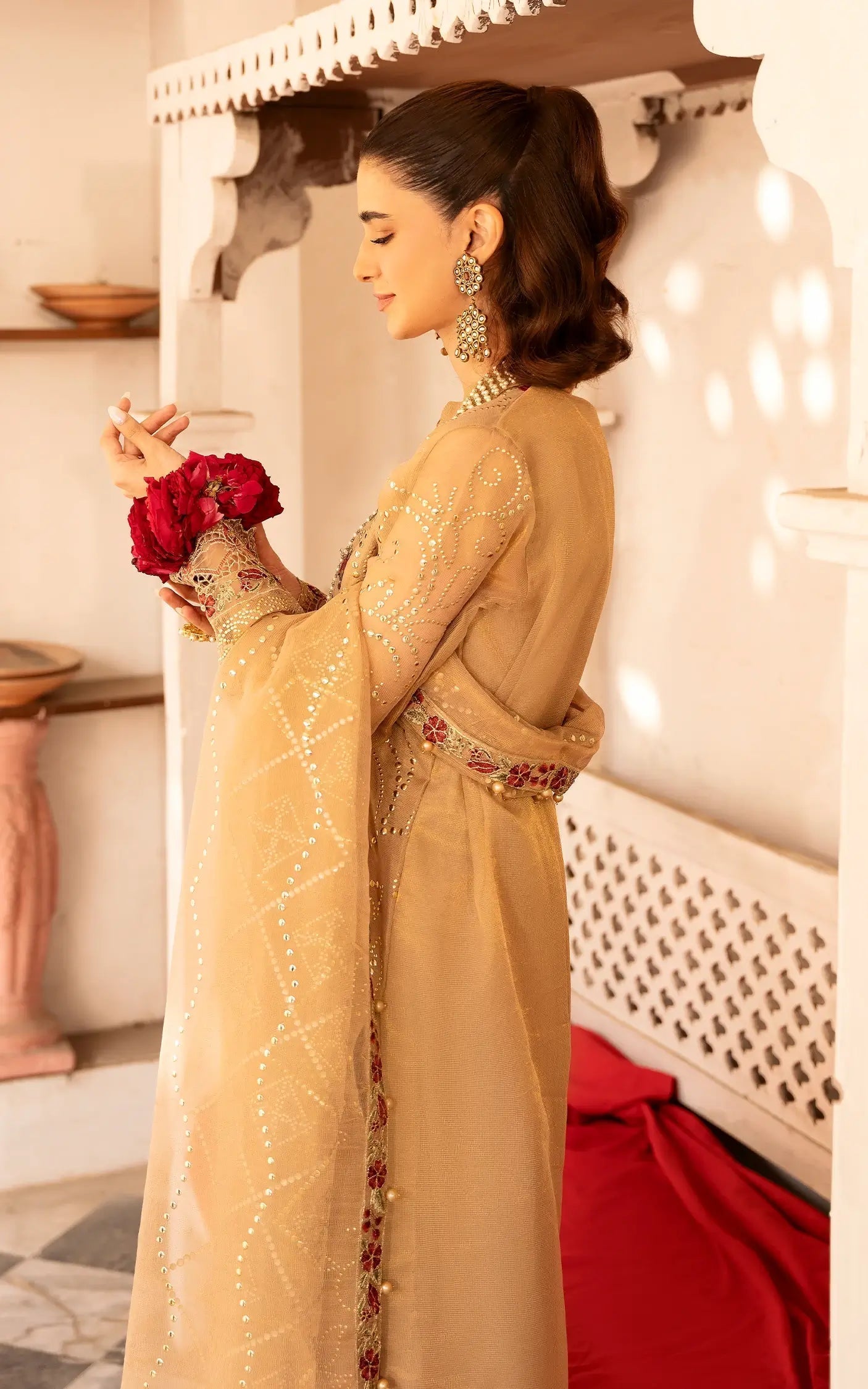 Asifa and Nabeel | Sunehri Eid 25 | Zareen-(SEF25-06) - House Of Zarish