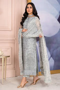 Zarif | Afreen Formals | ZA 02 STEEL Black - House Of Anaya
