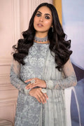 Zarif | Afreen Formals | ZA 02 STEEL Black - House Of Anaya