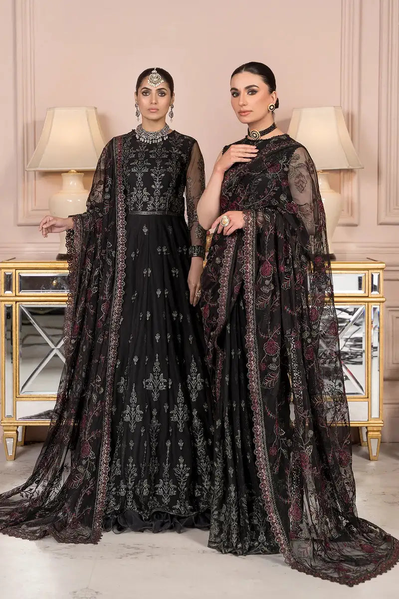 Zarif | Afreen Formals | ZA 03 Black AFFAIR - House Of Anaya