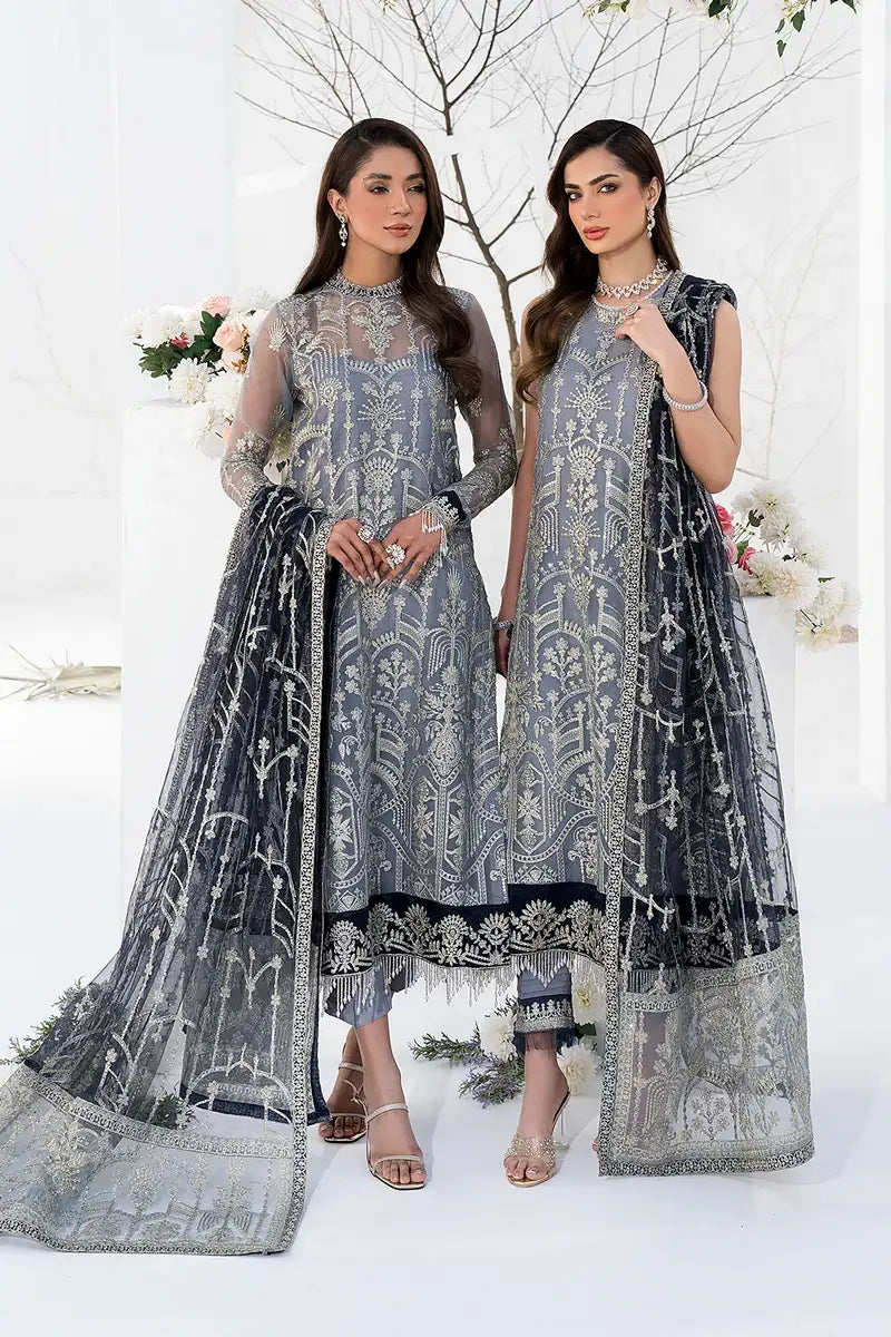 Zarif | LA CELESTE LUXURY Formals | ZLC 05 ASH Black - House Of Anaya