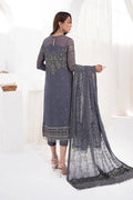 Zarif | LA CELESTE LUXURY Formals | ZLC 08 DUSTY TEAL - House Of Anaya