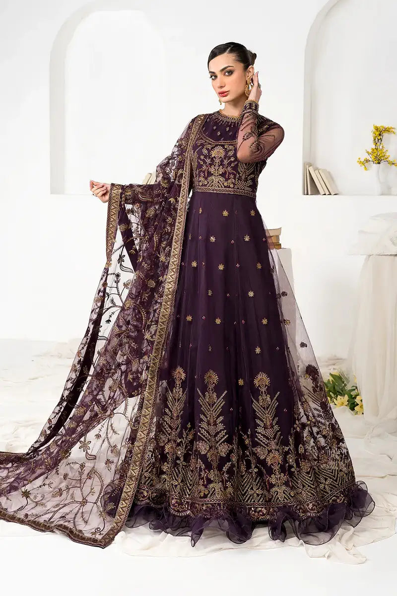 Zarif | LA CELESTE LUXURY Formals | ZLC 06 LAVENDER - House Of Anaya