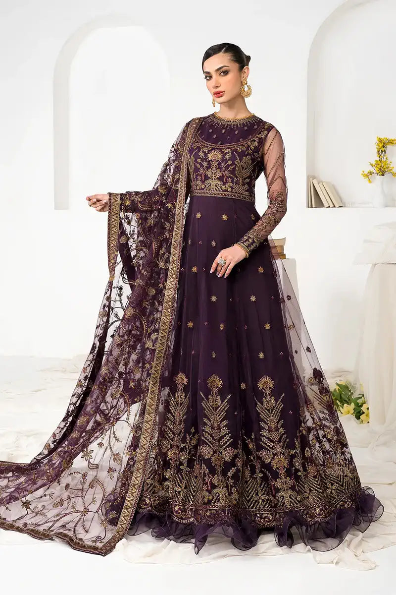 Zarif | LA CELESTE LUXURY Formals | ZLC 06 LAVENDER - House Of Anaya