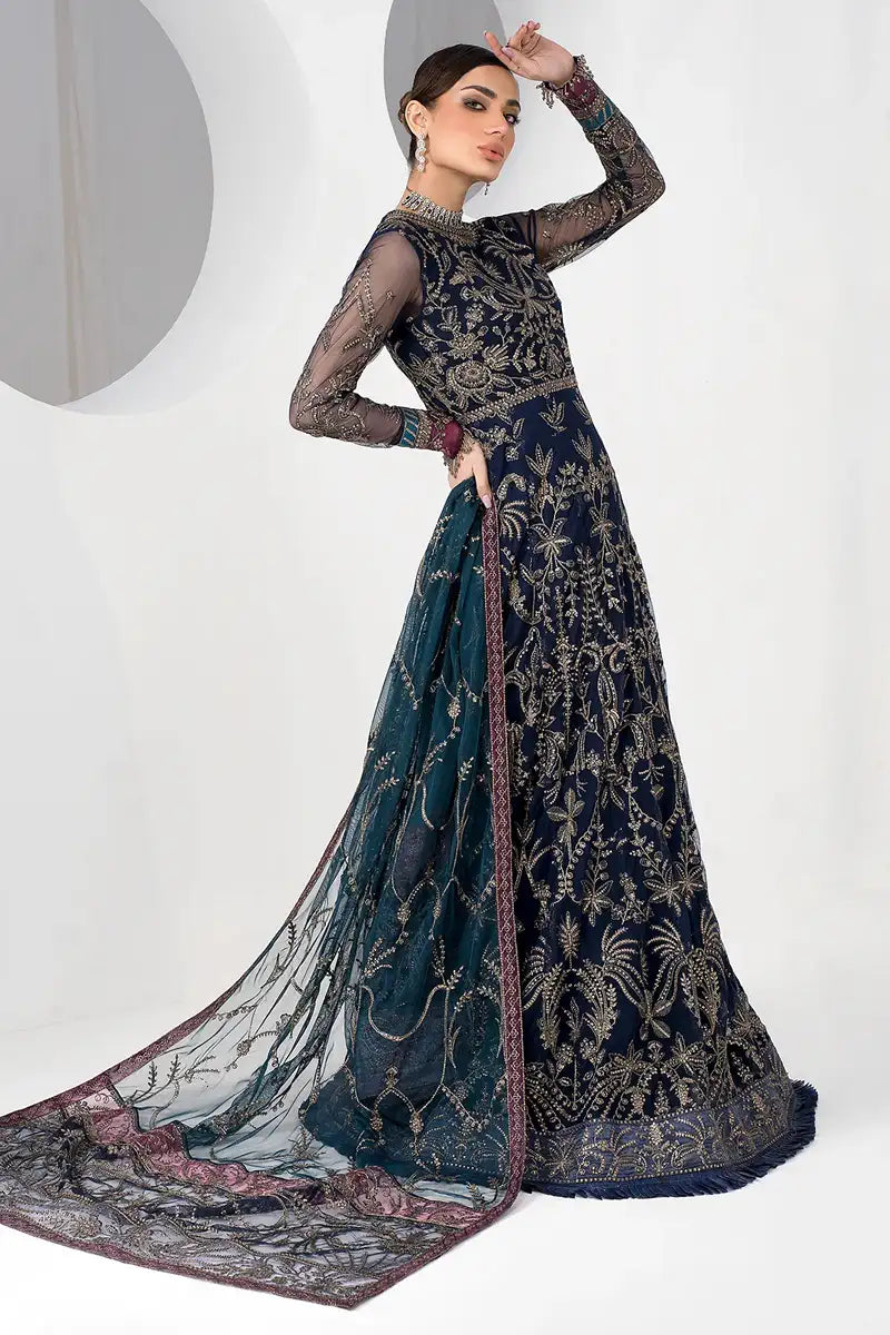 Zarif | LA CELESTE LUXURY Formals | ZLC 01 BLUEBERRY - House Of Anaya