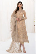 Zarif | LA CELESTE LUXURY Formals | ZLC 07 SAND GLOW - House Of Anaya