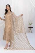 Zarif | LA CELESTE LUXURY Formals | ZLC 07 SAND GLOW - House Of Anaya