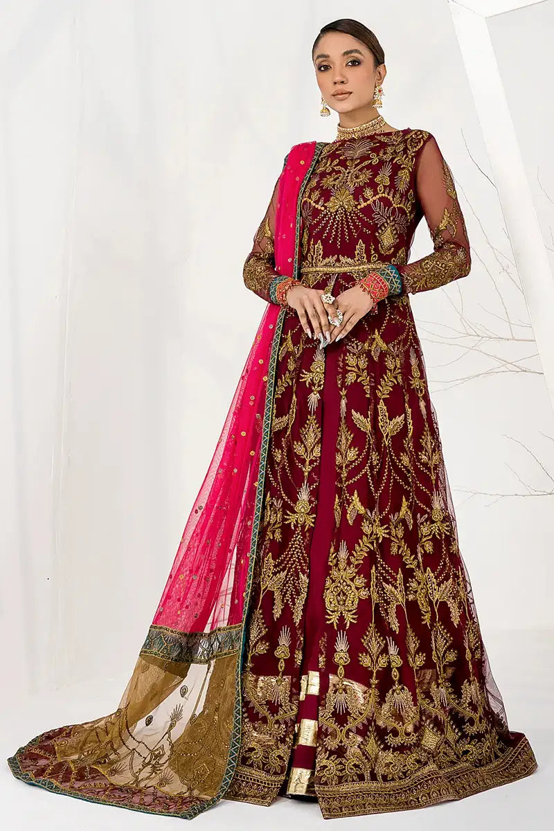 Zarif | LA CELESTE LUXURY Formals | ZLC 04 BURNT ROSE - House Of Anaya