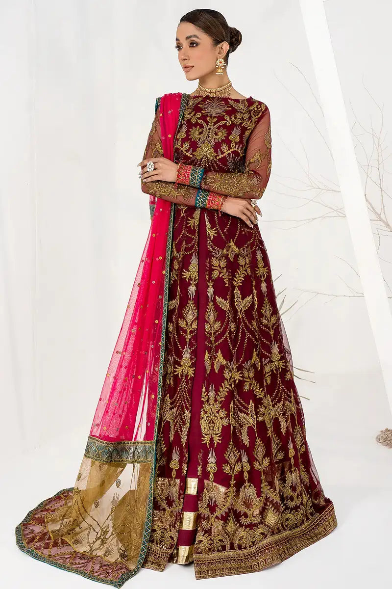 Zarif | LA CELESTE LUXURY Formals | ZLC 04 BURNT ROSE - House Of Anaya