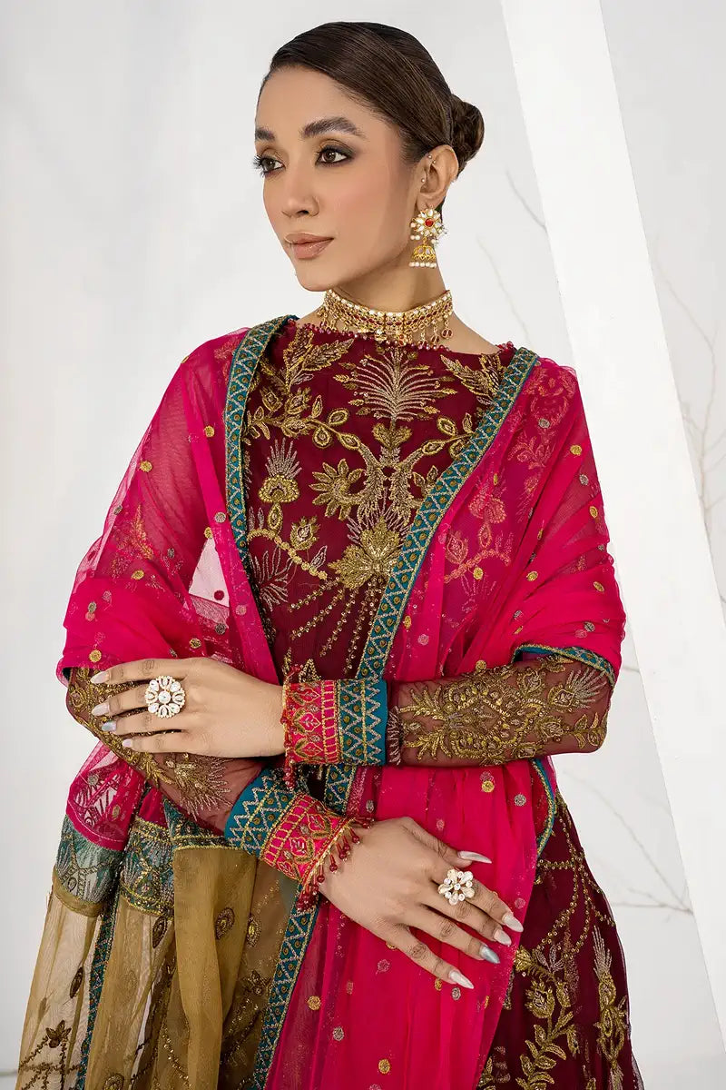 Zarif | LA CELESTE LUXURY Formals | ZLC 04 BURNT ROSE - House Of Anaya