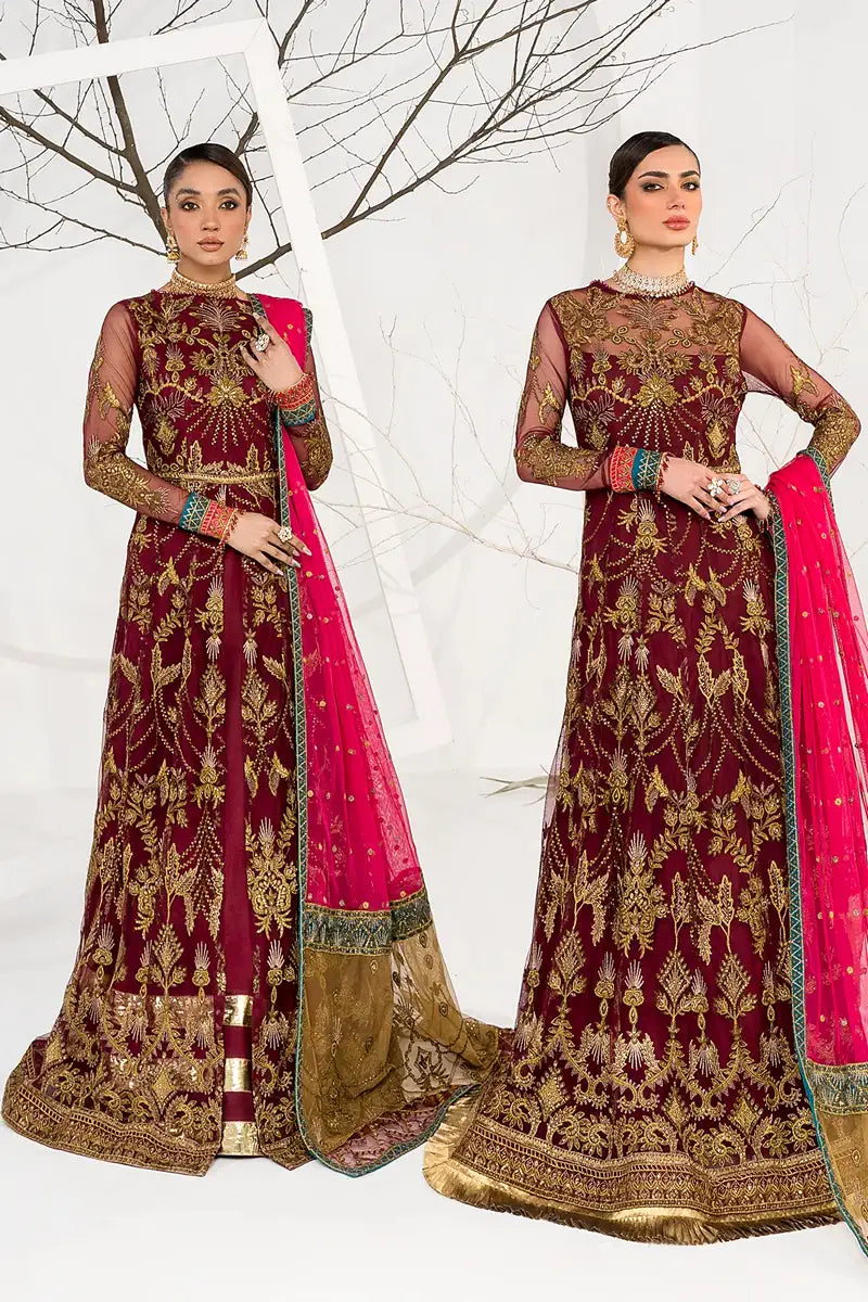 Zarif | LA CELESTE LUXURY Formals | ZLC 04 BURNT ROSE - House Of Anaya