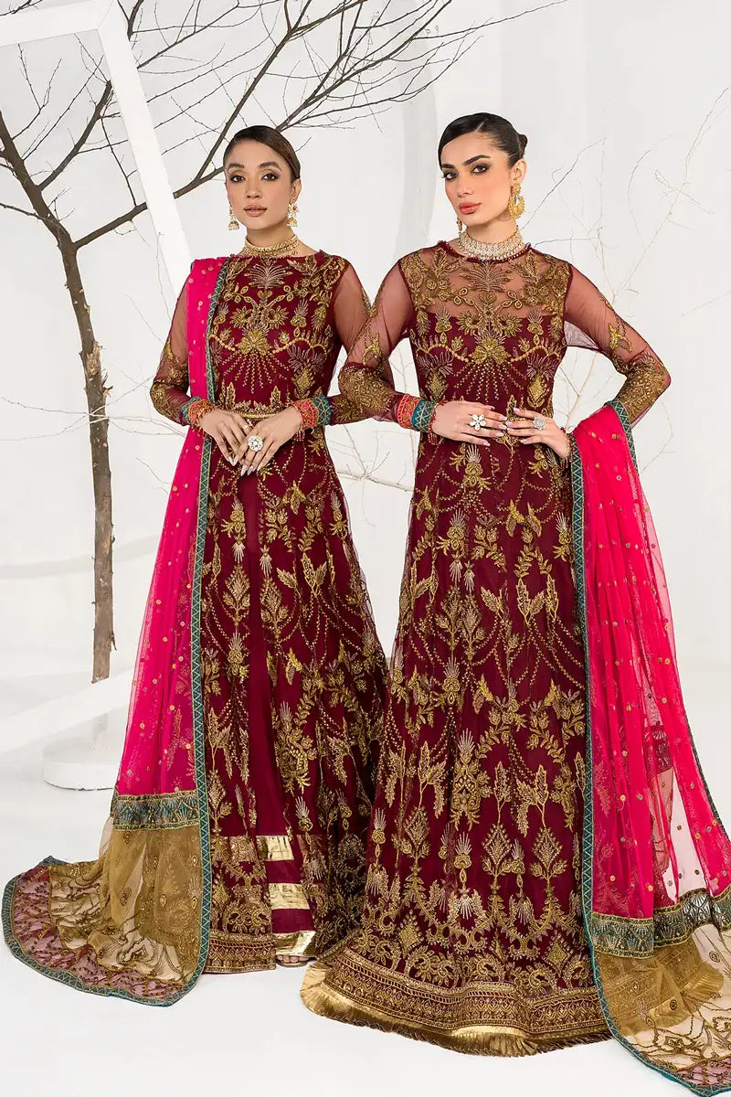 Zarif | LA CELESTE LUXURY Formals | ZLC 04 BURNT ROSE - House Of Anaya