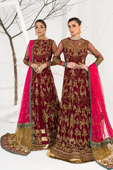 Zarif | LA CELESTE LUXURY Formals | ZLC 04 BURNT ROSE - House Of Anaya