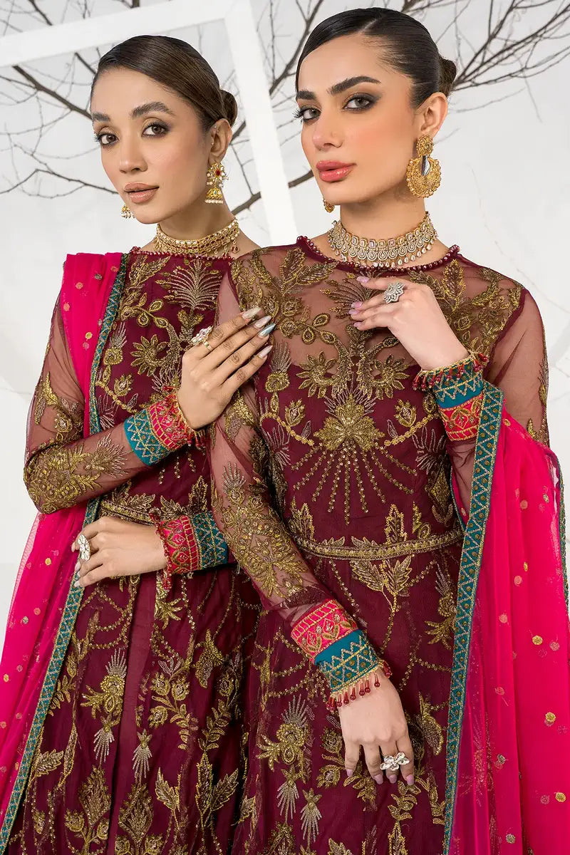 Zarif | LA CELESTE LUXURY Formals | ZLC 04 BURNT ROSE - House Of Anaya