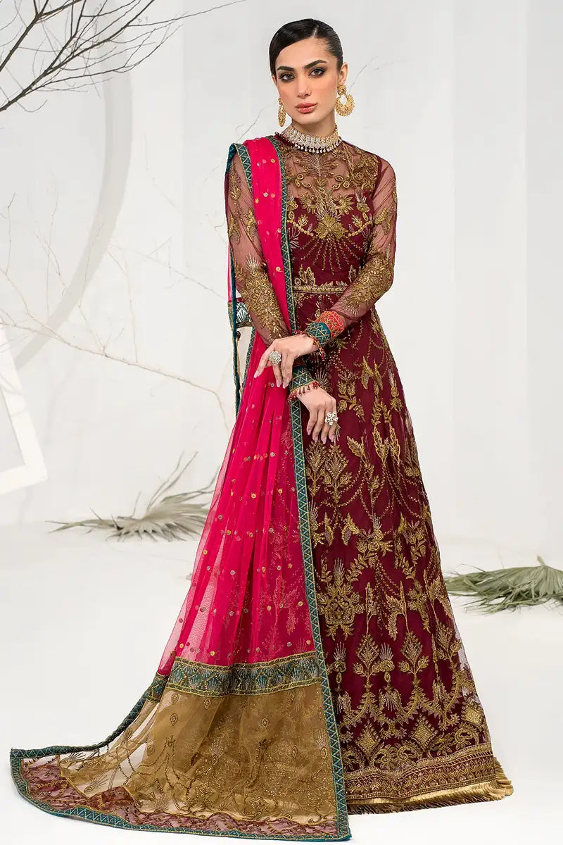 Zarif | LA CELESTE LUXURY Formals | ZLC 04 BURNT ROSE - House Of Anaya