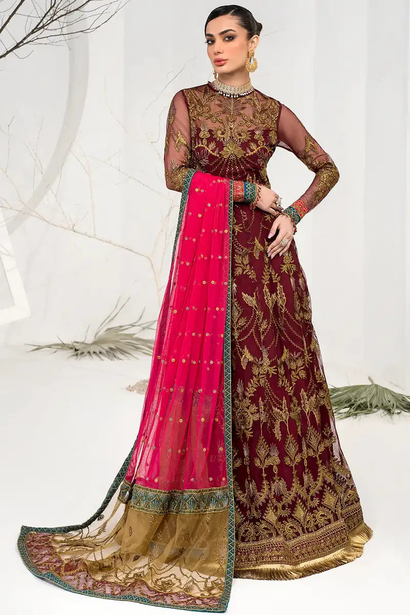 Zarif | LA CELESTE LUXURY Formals | ZLC 04 BURNT ROSE - House Of Anaya