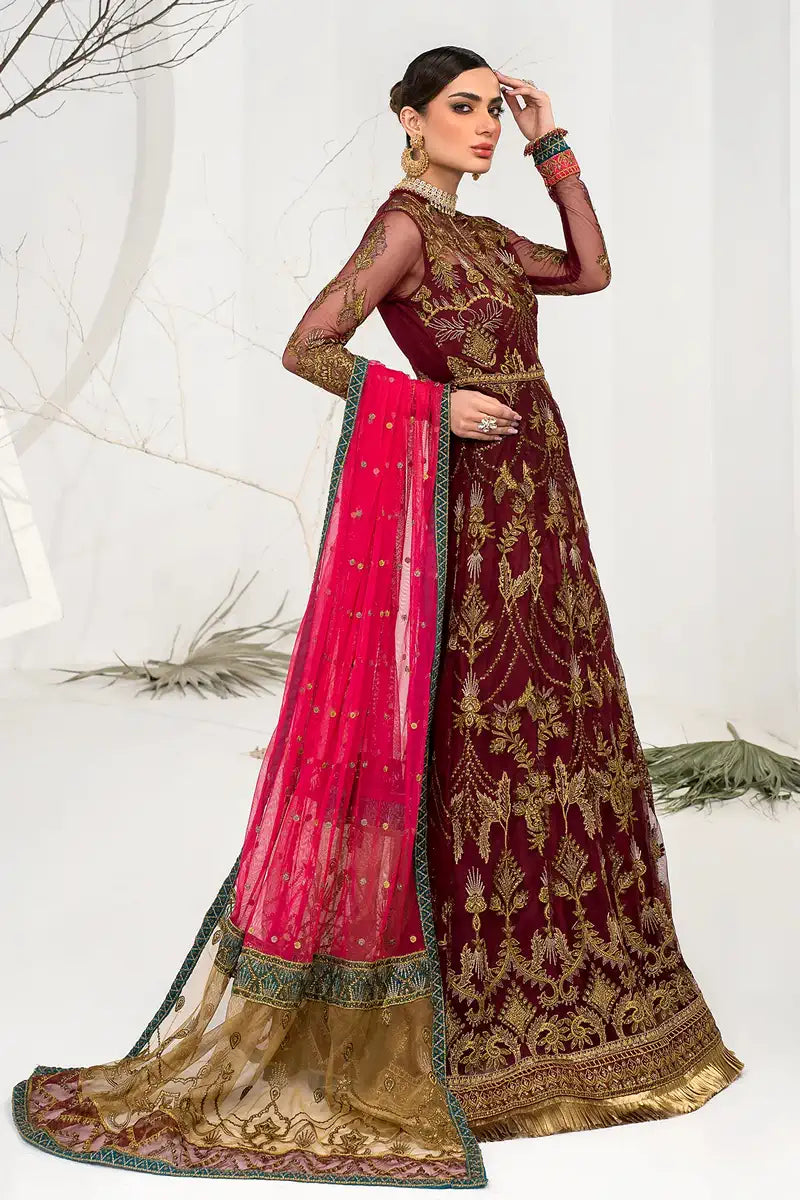 Zarif | LA CELESTE LUXURY Formals | ZLC 04 BURNT ROSE - House Of Anaya