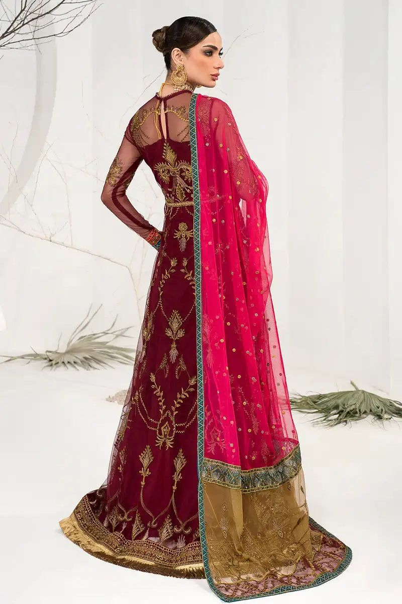 Zarif | LA CELESTE LUXURY Formals | ZLC 04 BURNT ROSE - House Of Anaya