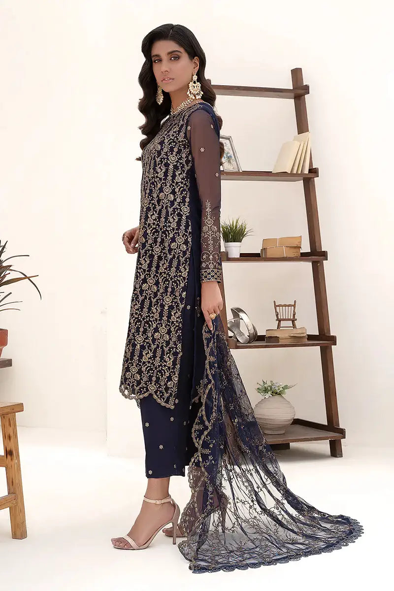 Zarif | Nazneen Formals | ZN 09 DEEP PINE - House Of Anaya