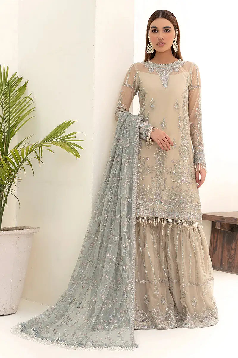 Zarif | Nazneen Formals | ZN 04 MOON LIGHT - House Of Anaya