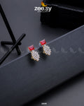 Zircon Cluster Earrings - House Of Zarish