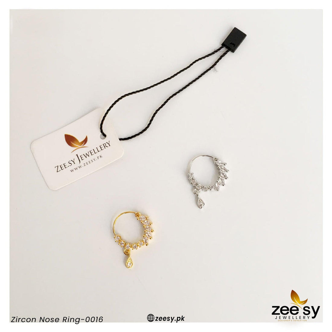 Zircon Nose Ring-0016 - House Of Zarish