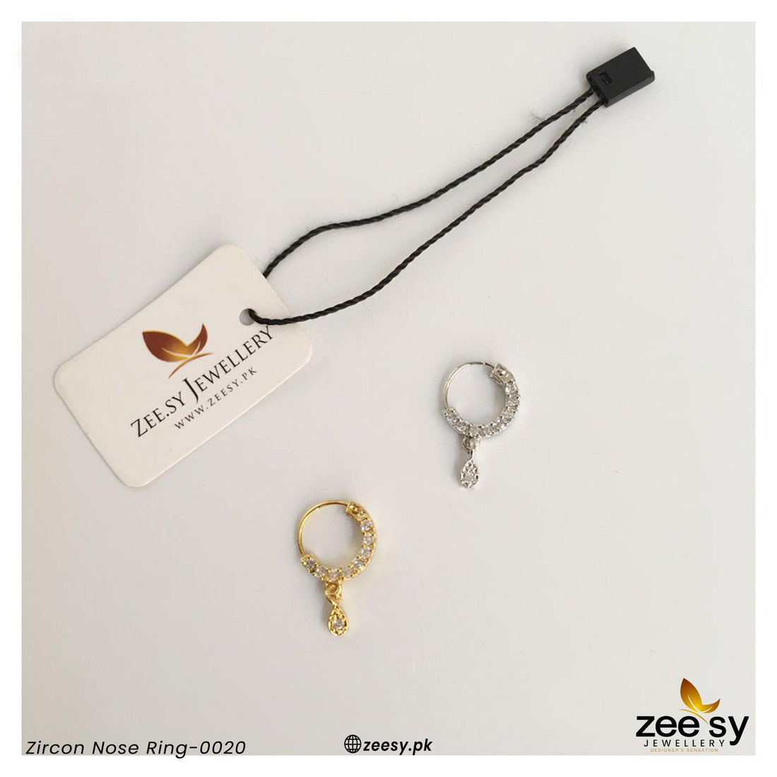 Zircon Nose Ring-0020 - House Of Zarish