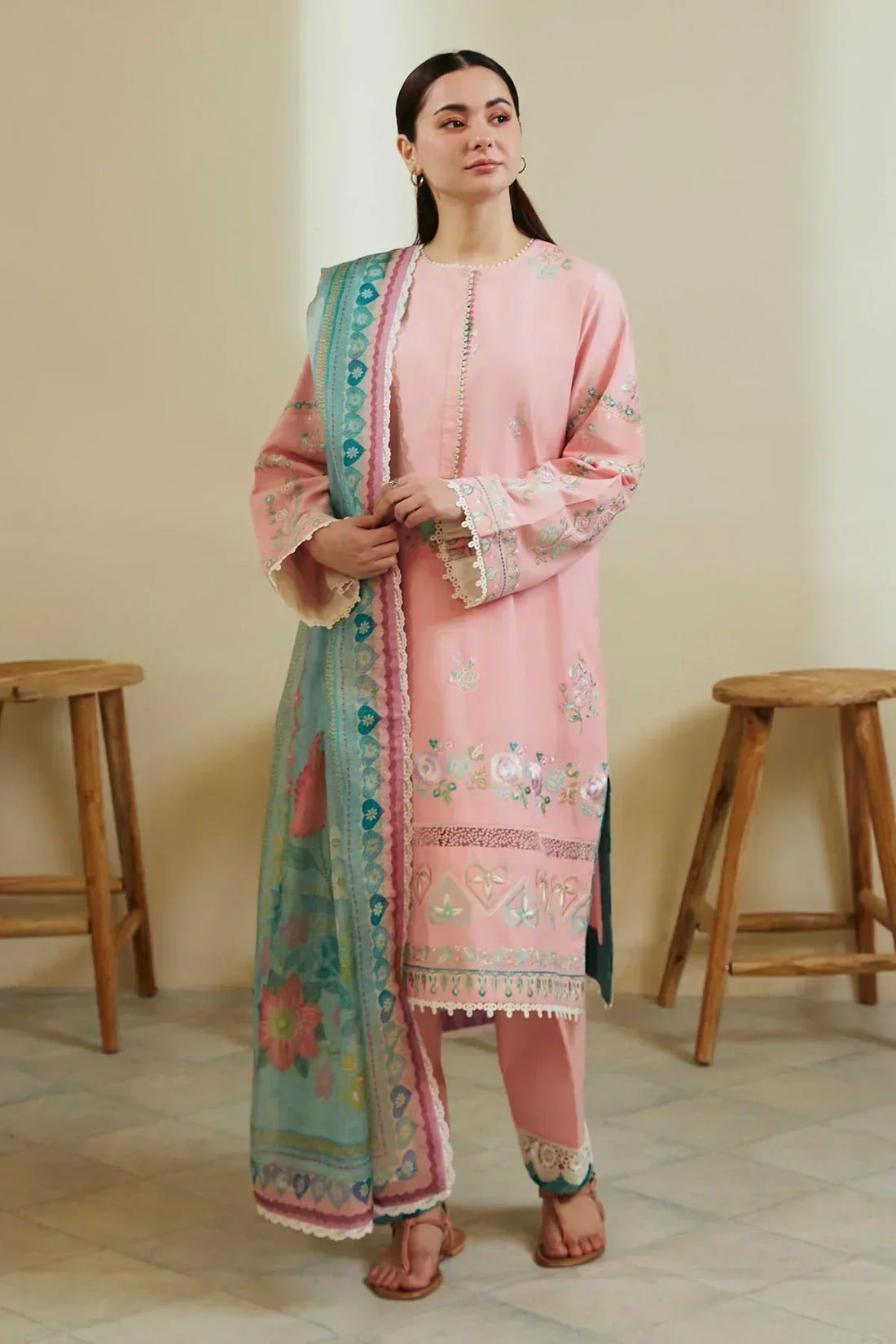 Zara Shahjahan | Coco Lawn 24 | ZOYA-8A - House of Zarish