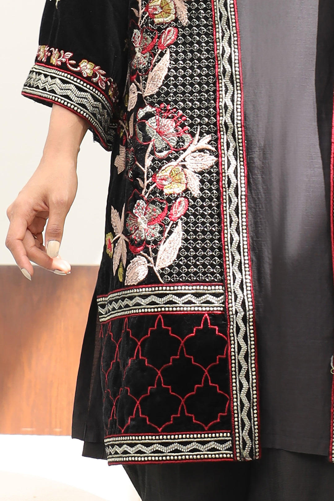 Zellbury | Winter Pret | Embroidered Kurta Trouser - 3273 - House Of Zarish