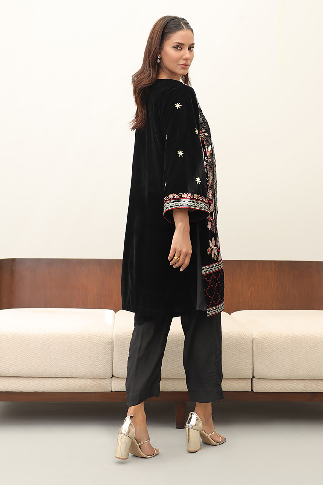 Zellbury | Winter Pret | Embroidered Kurta Trouser - 3273 - House Of Zarish
