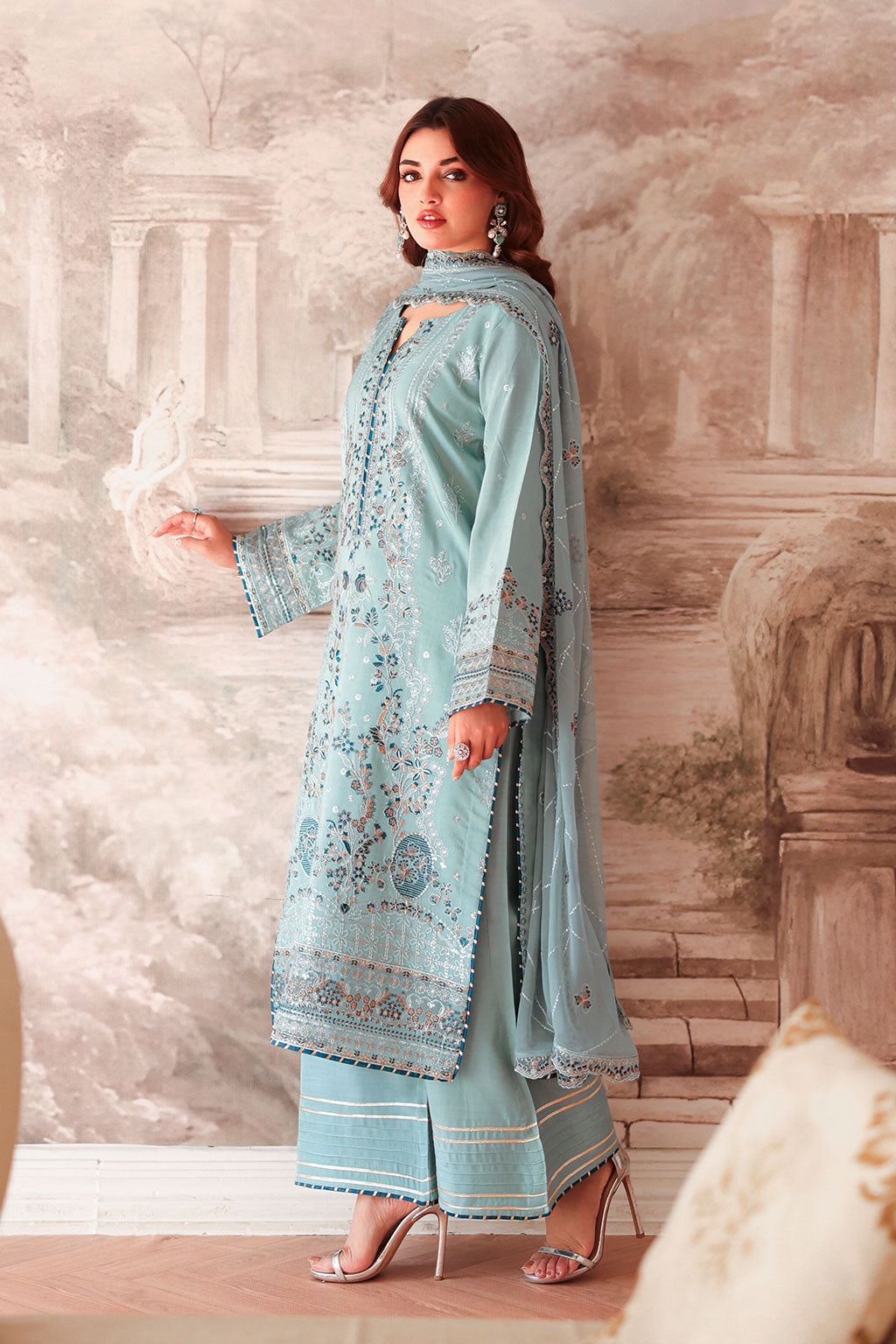 Ramsha | Aangan Luxury Raw silk | AA-204