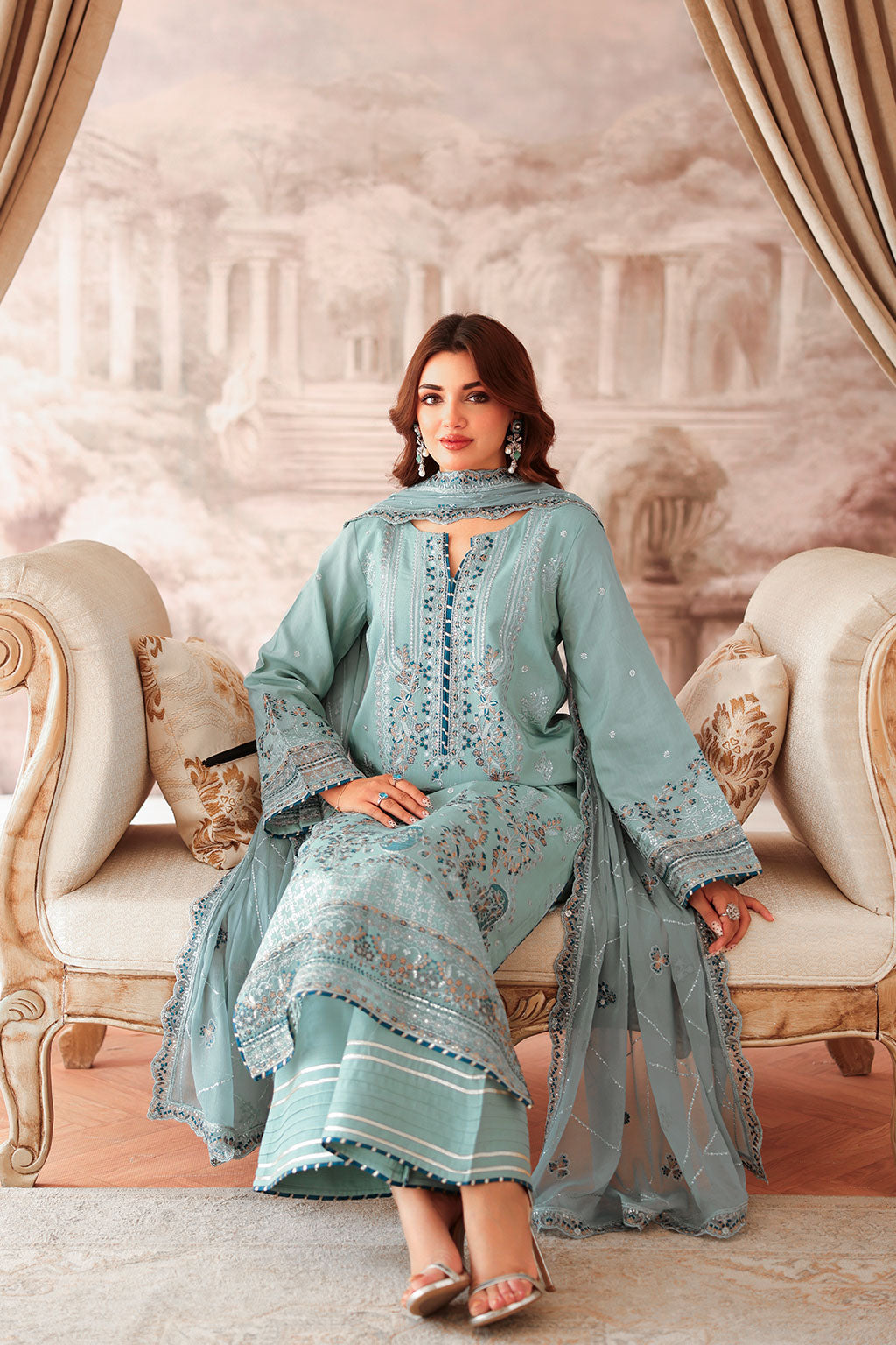 Ramsha | Aangan Luxury Raw silk | AA-204