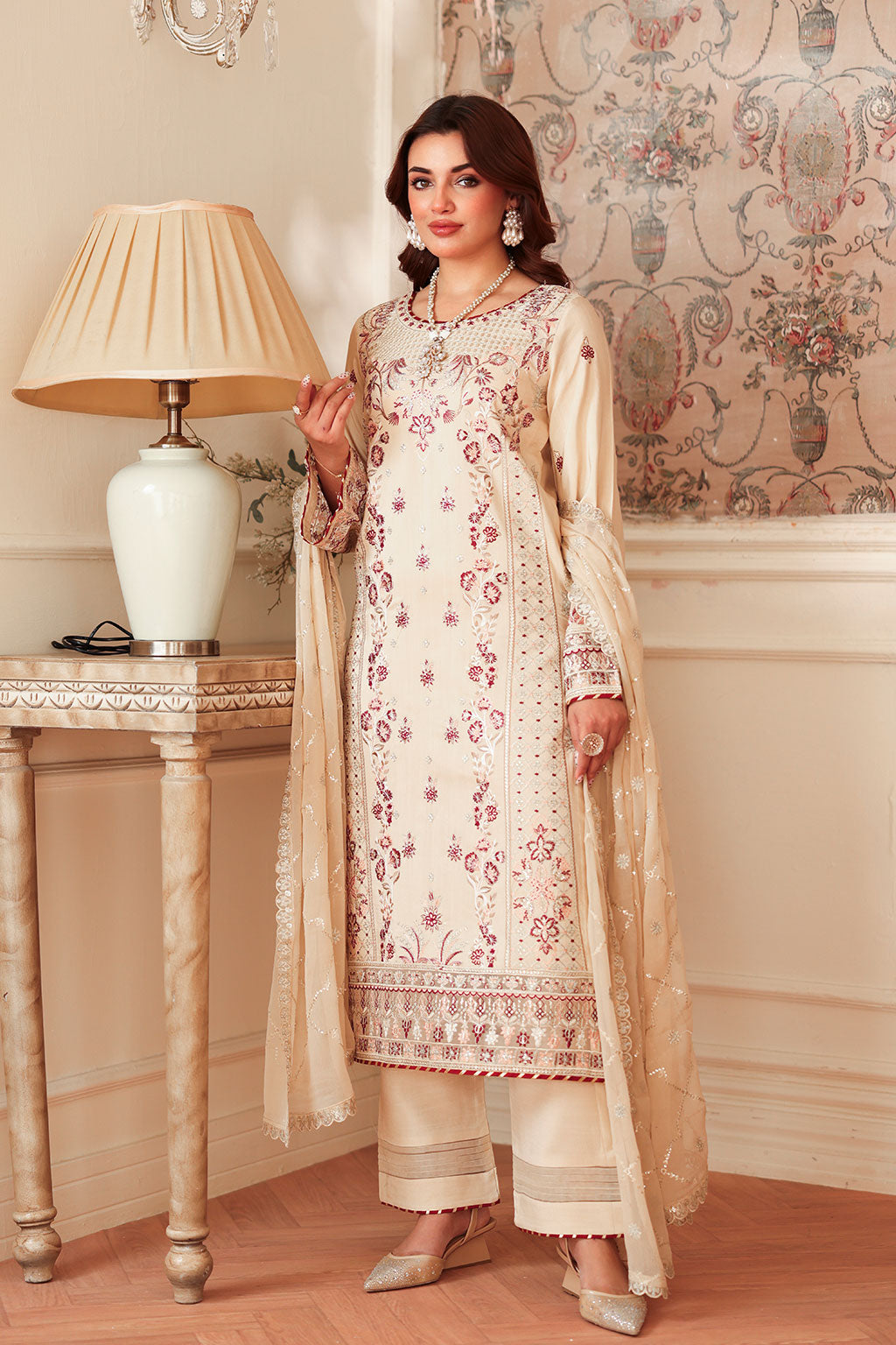Ramsha | Aangan Luxury Raw silk | AA-207