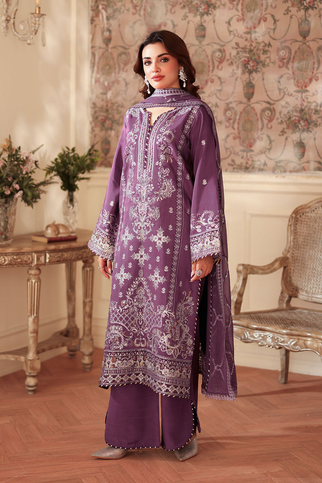 Ramsha | Aangan Luxury Raw silk | AA-208