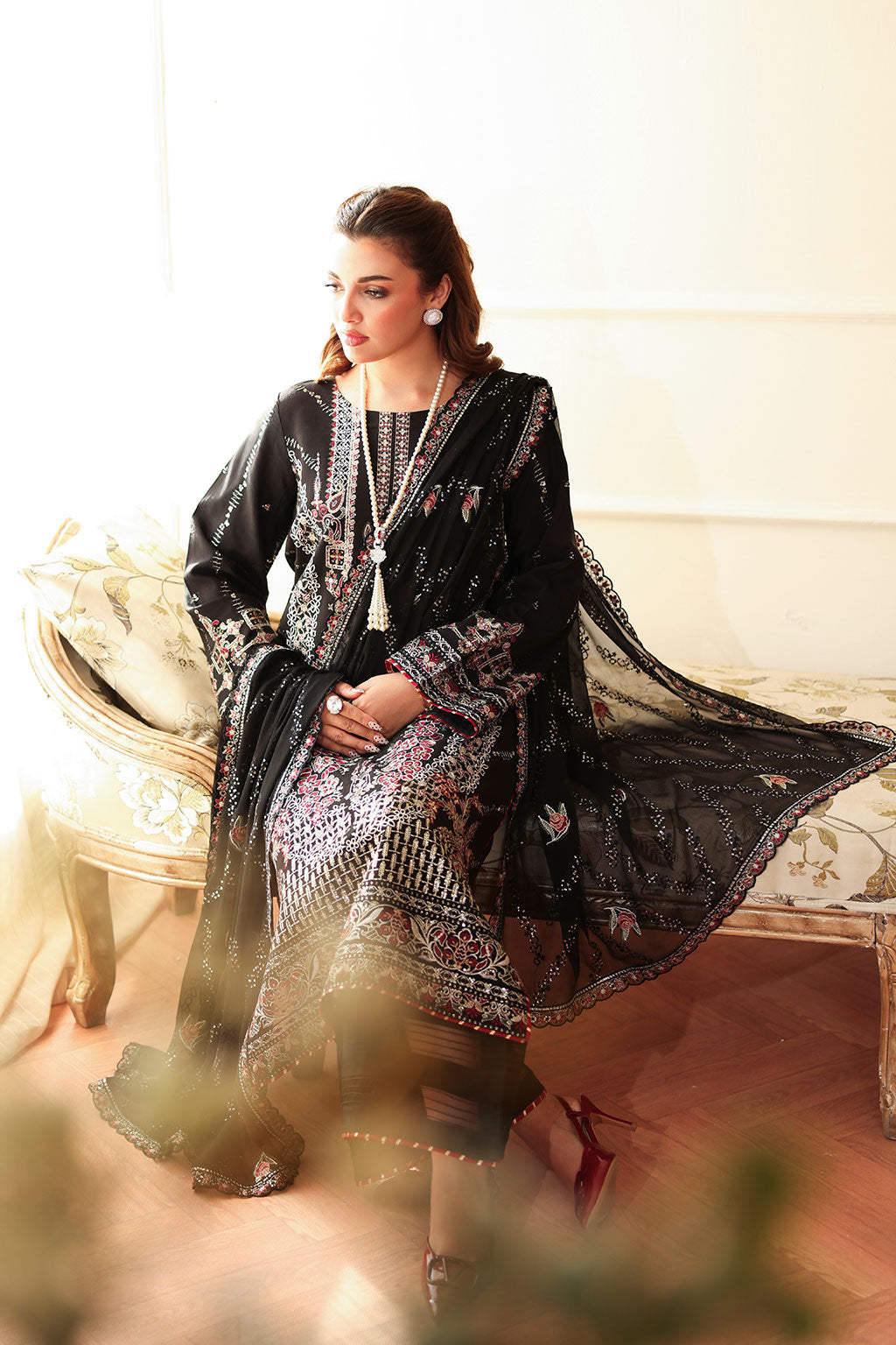 Ramsha | Aangan Luxury Raw silk | AA-206