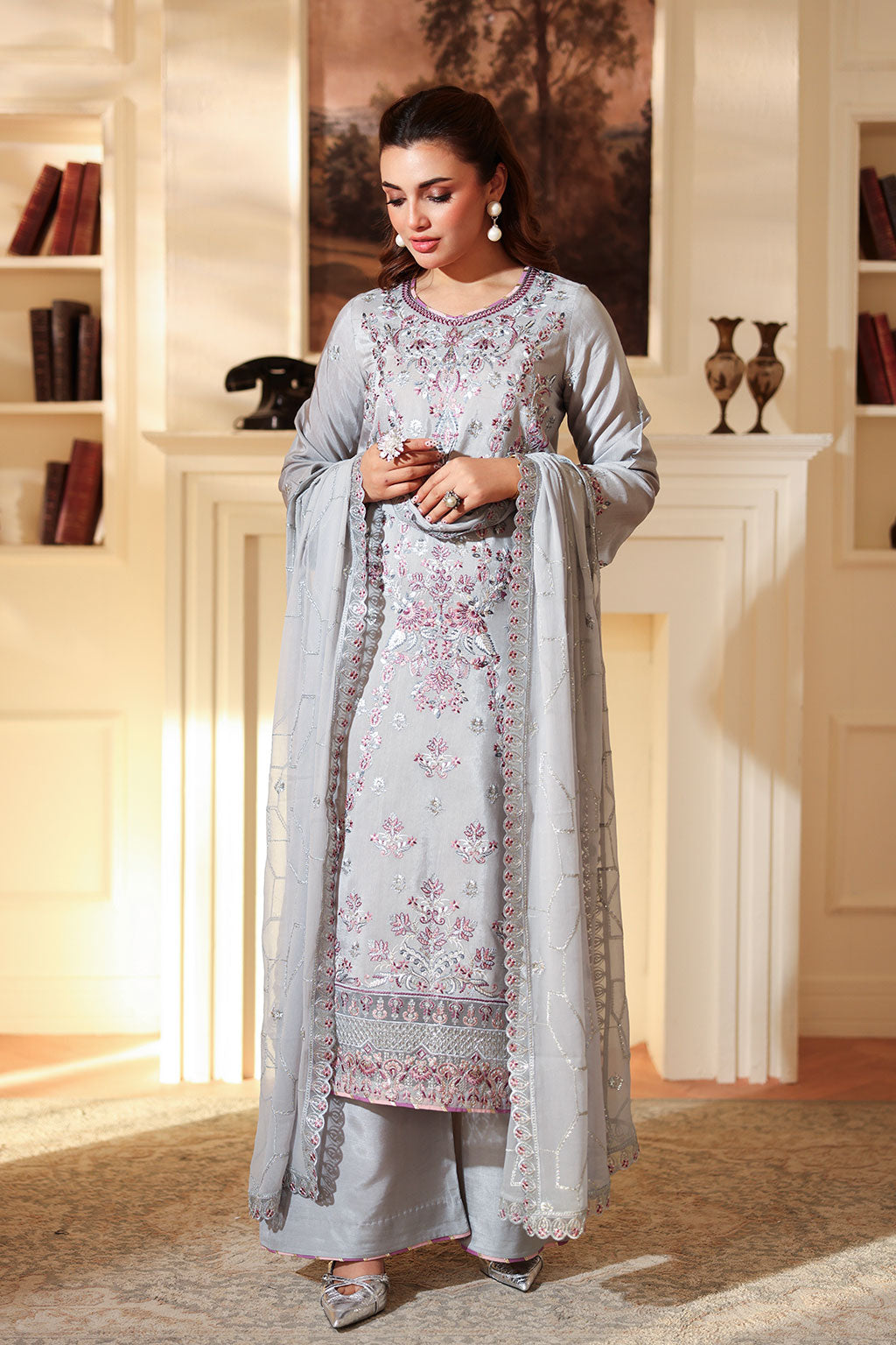 Ramsha | Aangan Luxury Raw silk | AA-209
