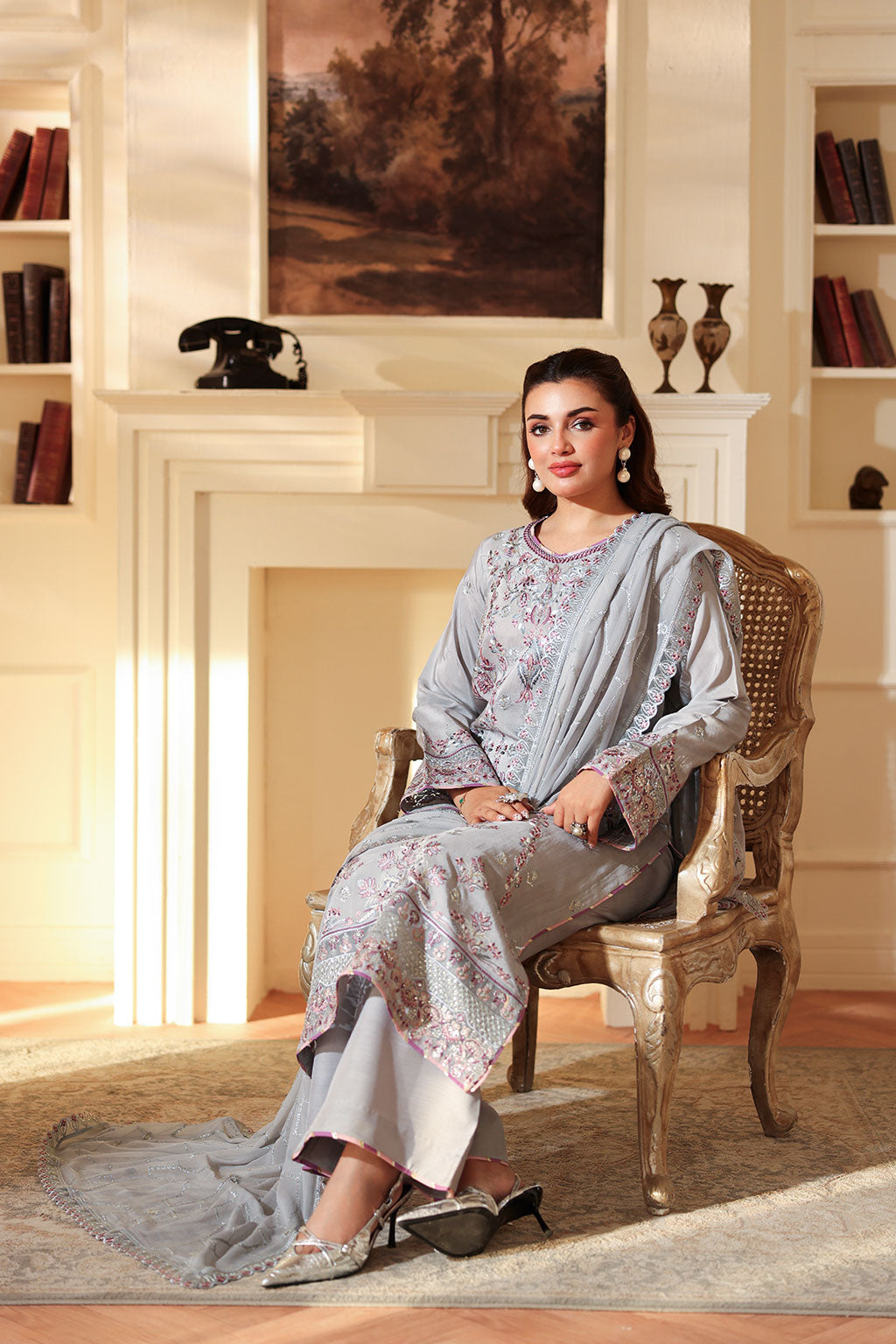 Ramsha | Aangan Luxury Raw silk | AA-209