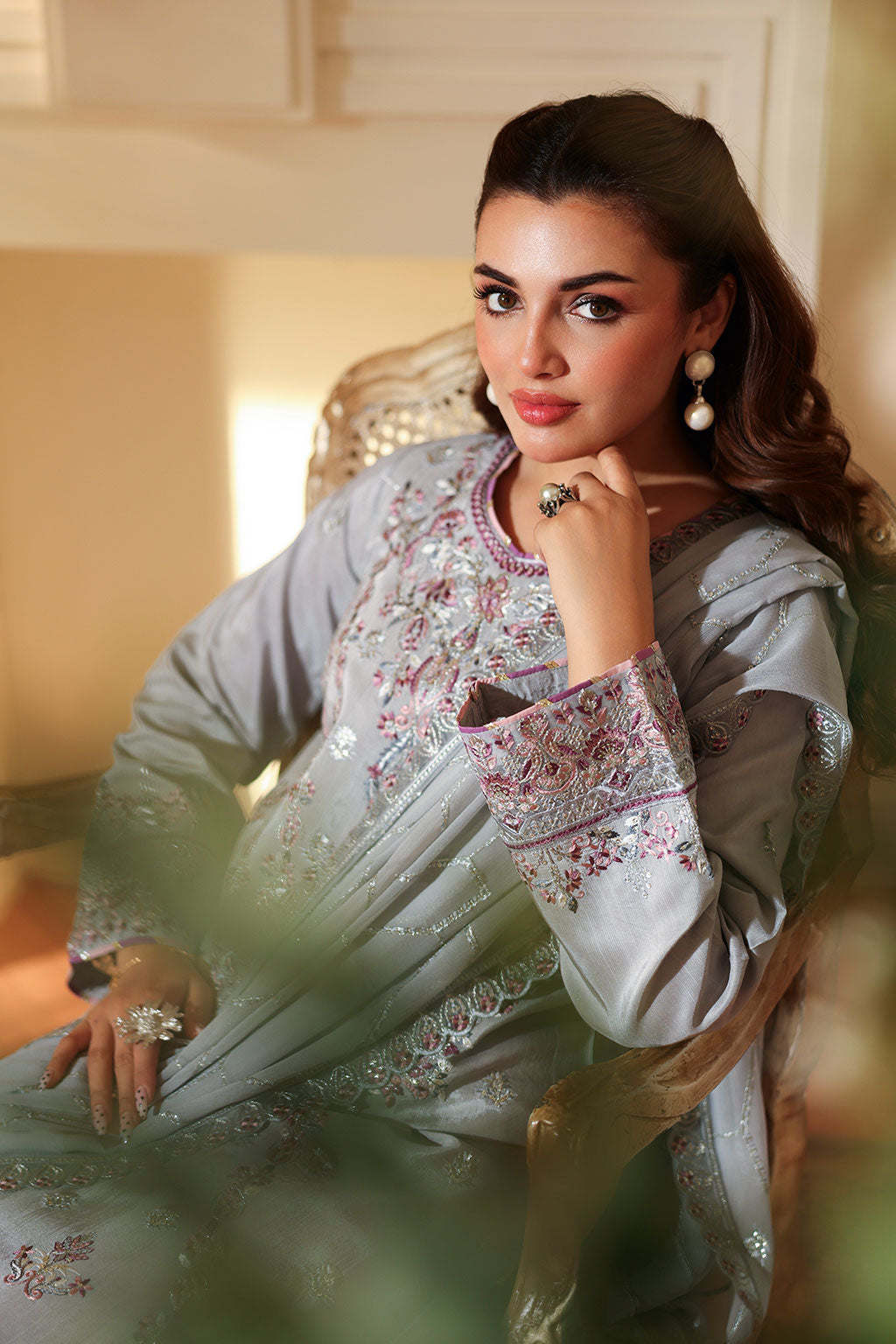 Ramsha | Aangan Luxury Raw silk | AA-209