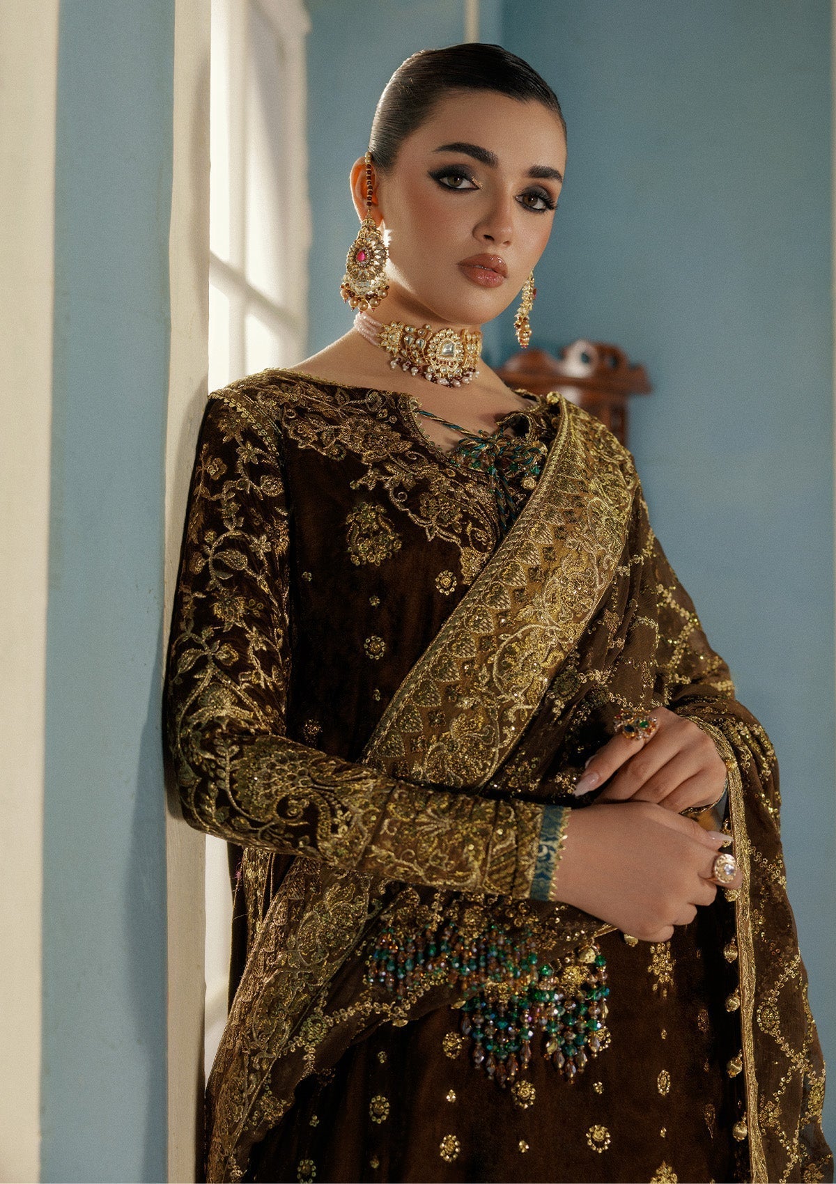 Aik Atelier | Udaipur Velvet 25 | LOOK 01