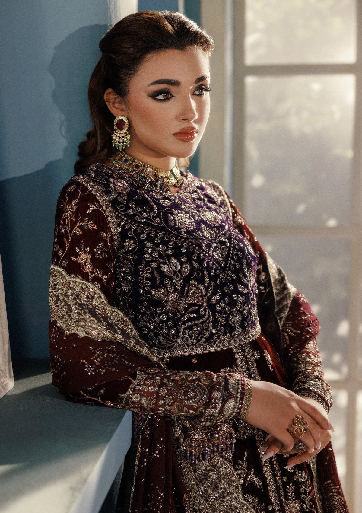 Aik Atelier | Udaipur Velvet 25 | LOOK 03